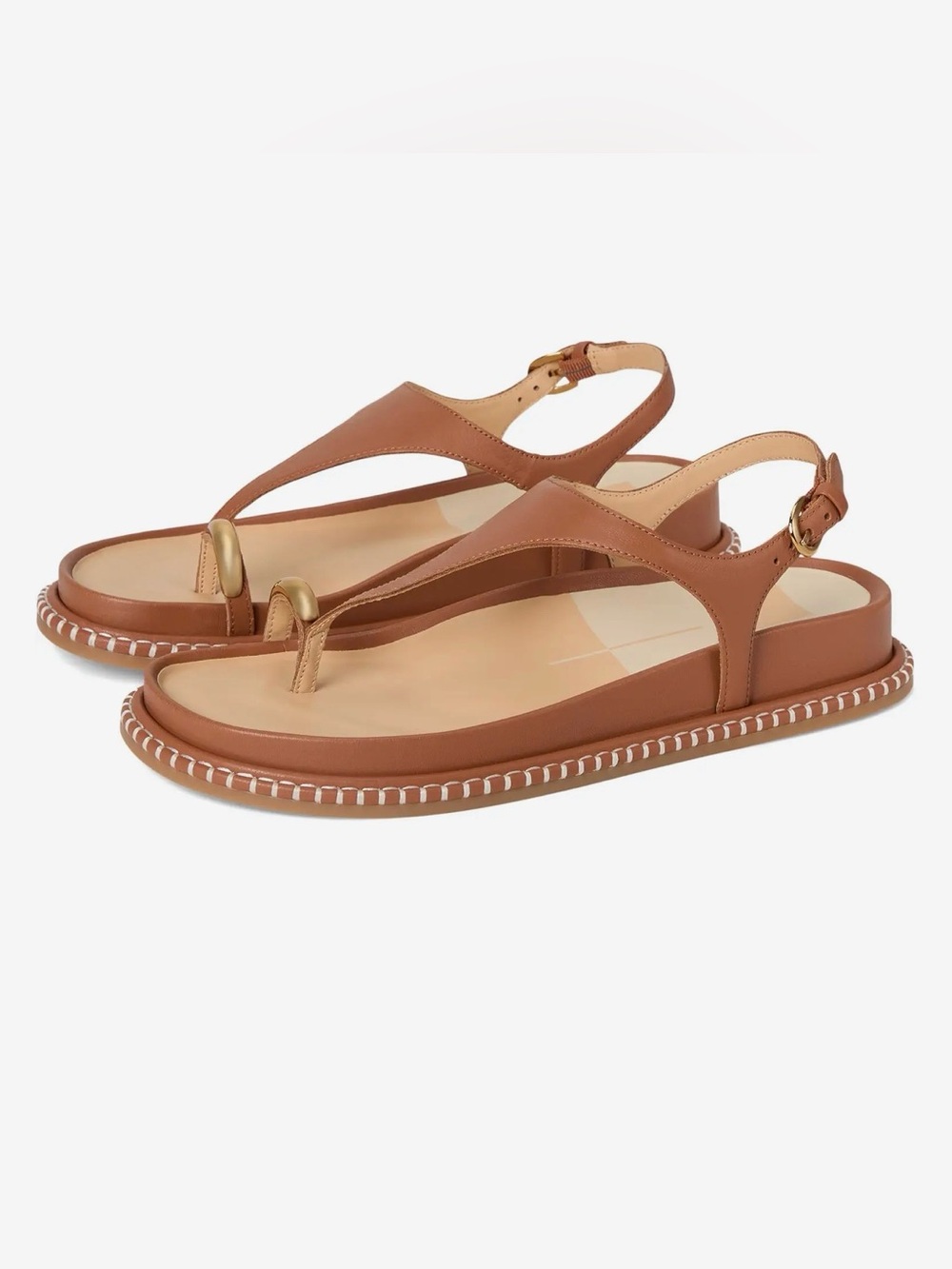 NIB Dolce Vita Stefan Saddle Leather Sandals 7.5